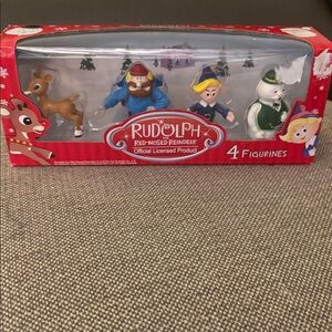 Rudolph the Red-Nosed Reindeer 4 Figurine Set